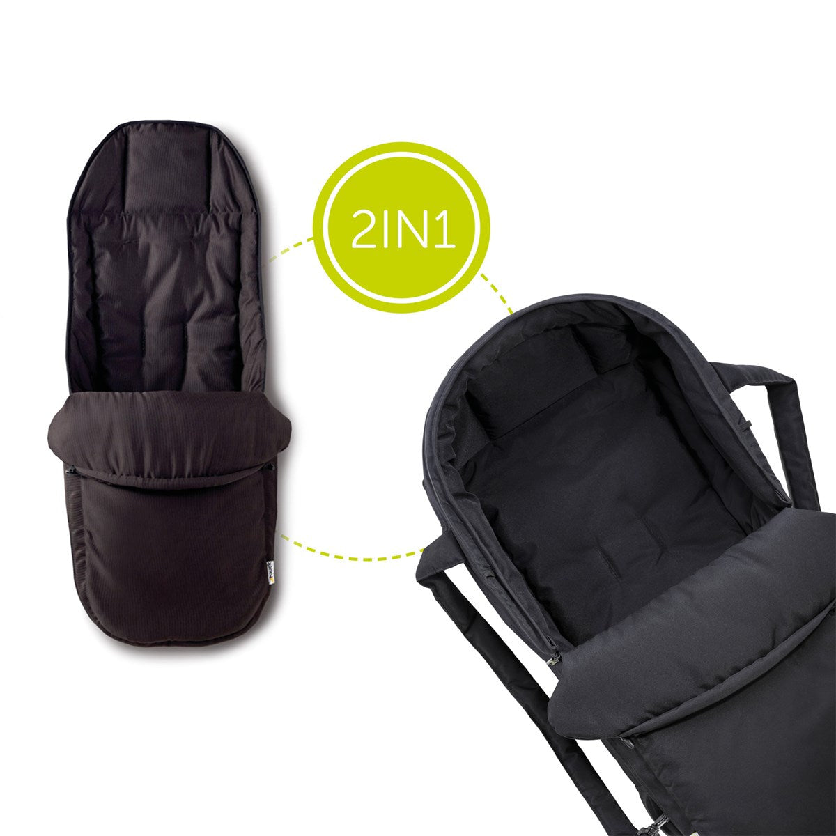 Hauck 2in1 Carrycot & Footmuff