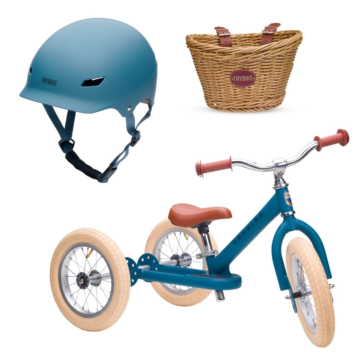 TryBike Matte Balance Bike & Accessory Bundle