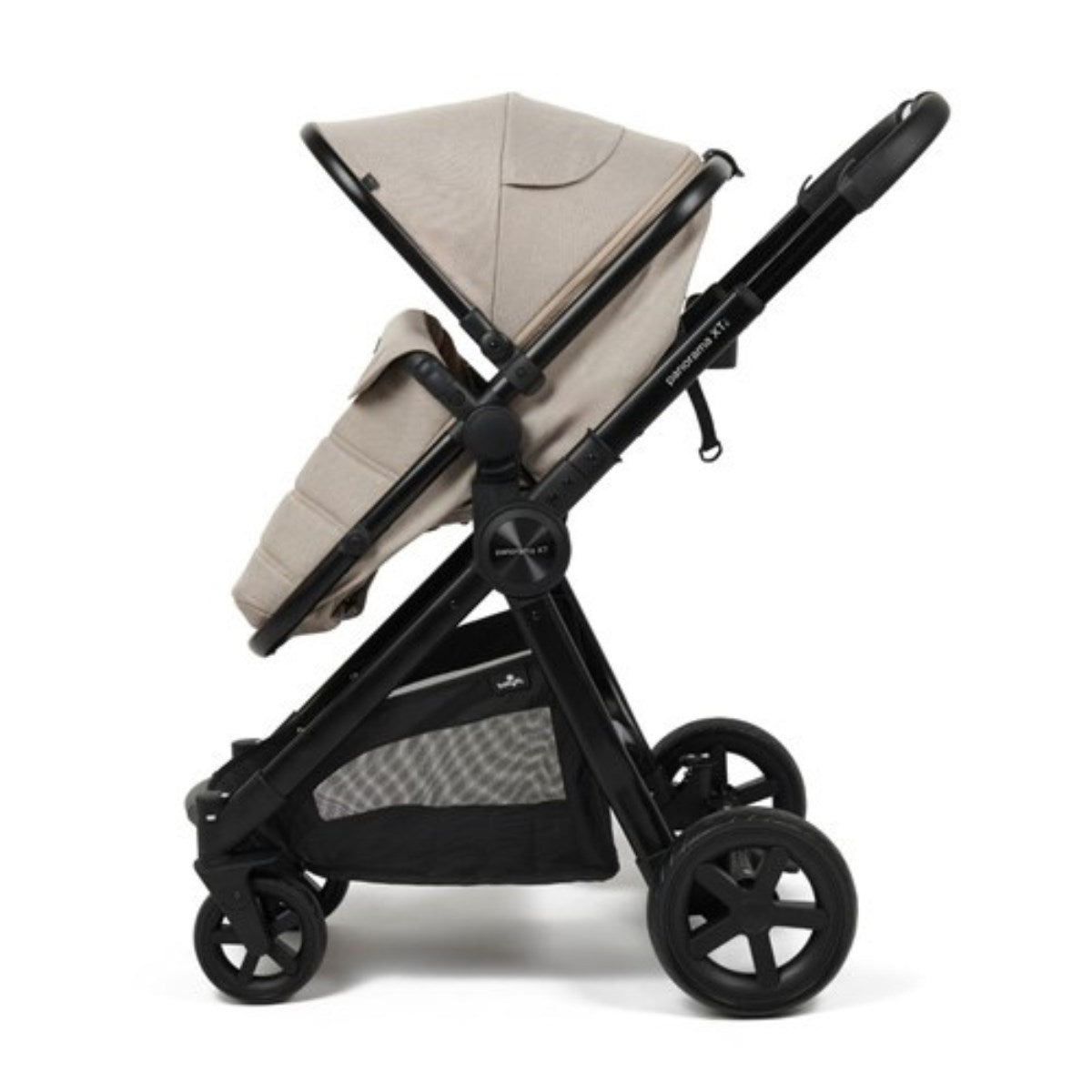 BabyLo Panorama XTi Premium Travel System & Starter Nursery Bundle including Isofix Base 2, Almond