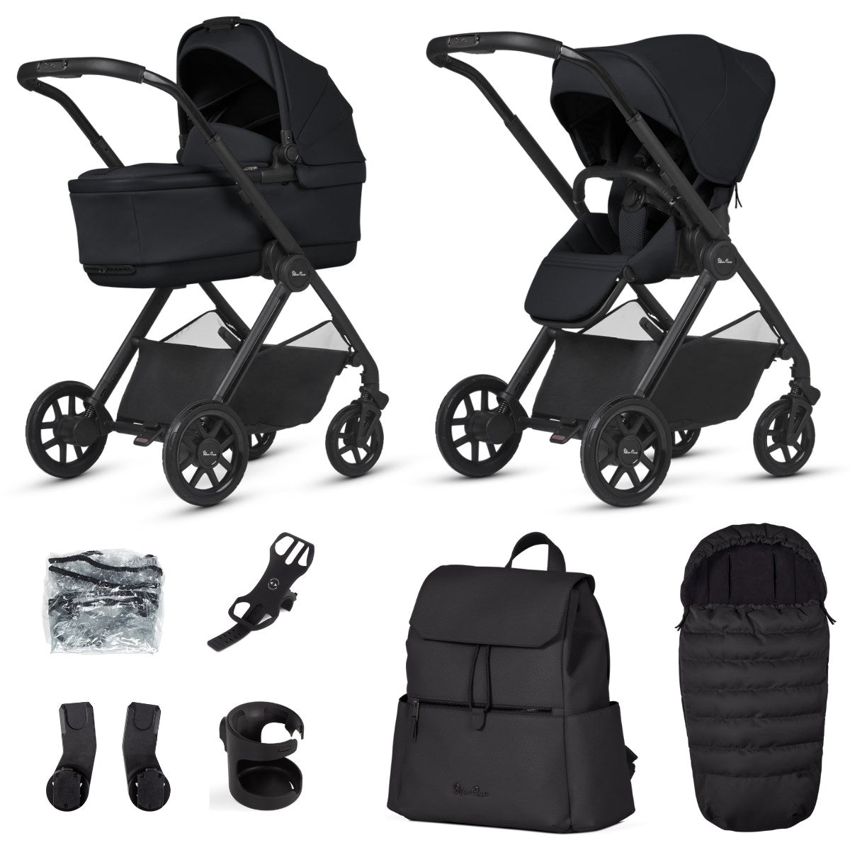 Silver Cross Reef 2 Pram + Accessory Pack, Mocha