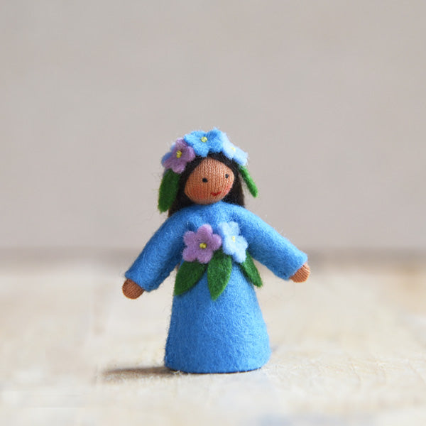 Ambrosius Forget Me Not Crown Fairy - Brown Skin Tone