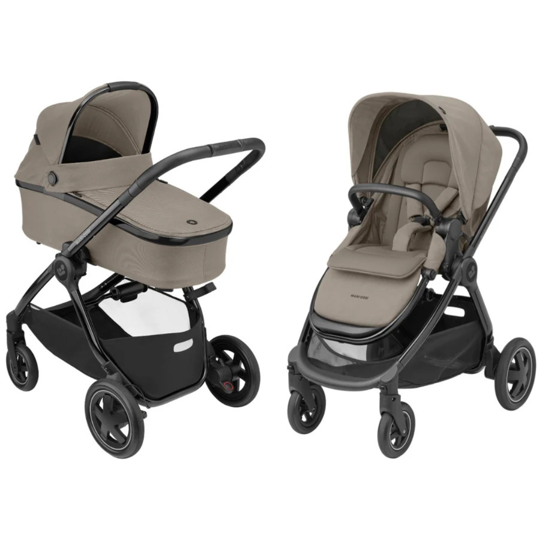 Maxi-Cosi Adorra Luxe Travel System, Twillic Truffle