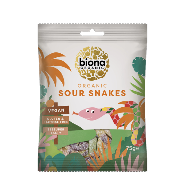 Biona Organic Sour Snakes Sweets