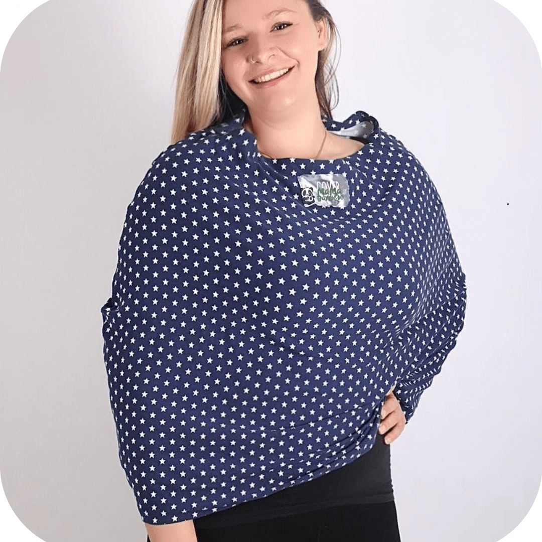 Mama Bamboo Organic Cotton Breastfeeding Cover DS