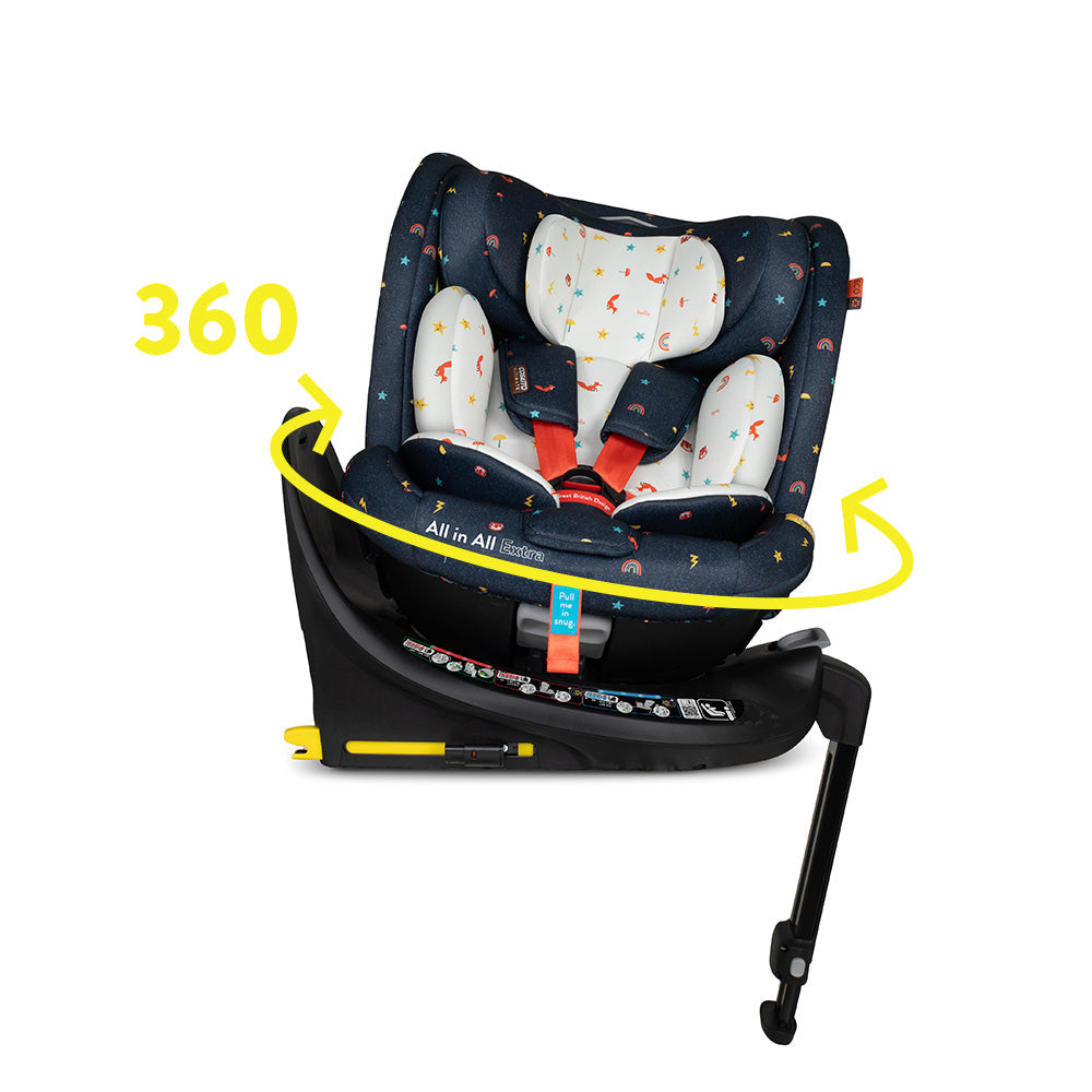 All in All Extra i-Size 360 Car Seat Doodle Days