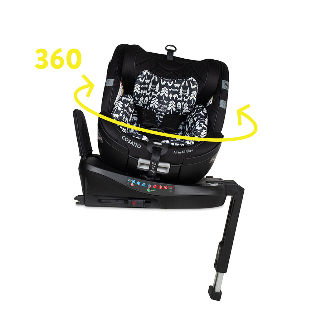 All in All Ultra 360 Rotate i-Size Car Seat Silhouette