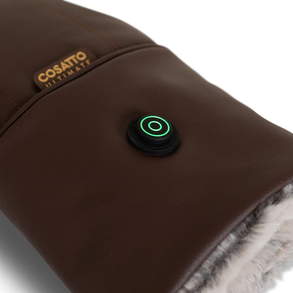 Ultimate Heated Snuggle Mitts Brown