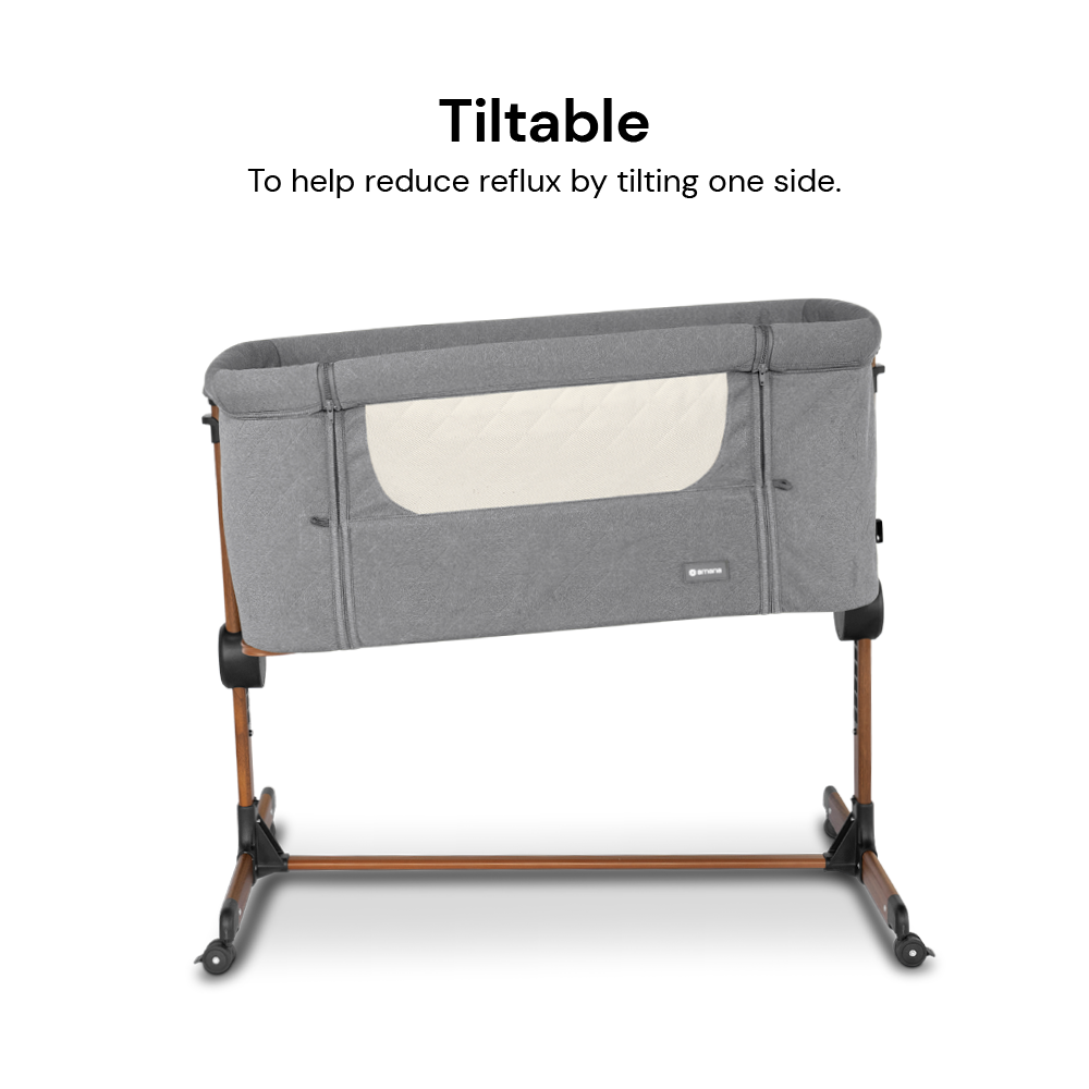 Amana CuddleClose Crib - Grey