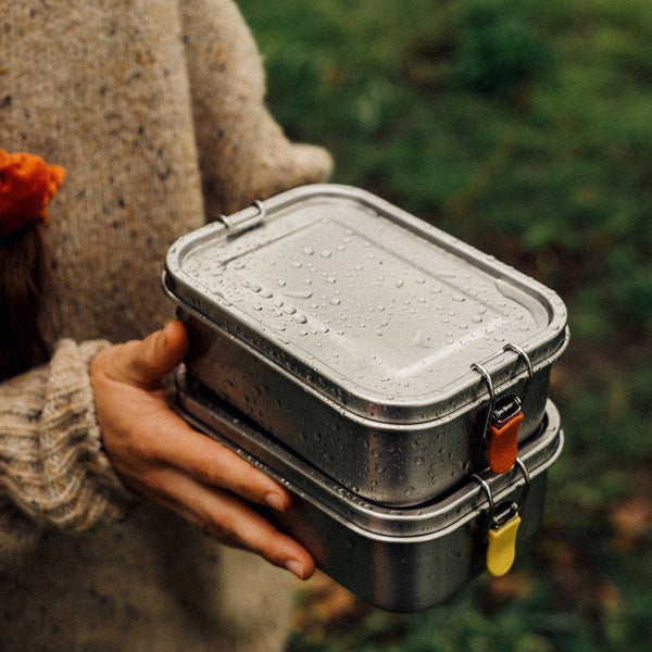 Ekobo Stainless Steel Lunchbox with Heat Safe Insert Terracotta
