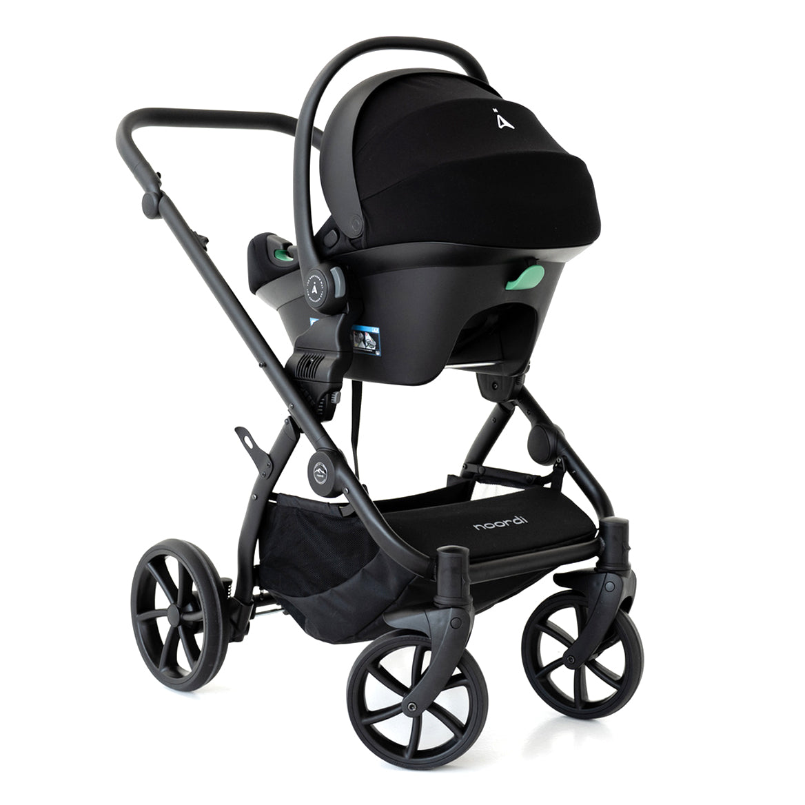 Noordi Fjordi V2 – 2in1 Pushchair with ThermoCot™ Carrycot, Alpine Moss