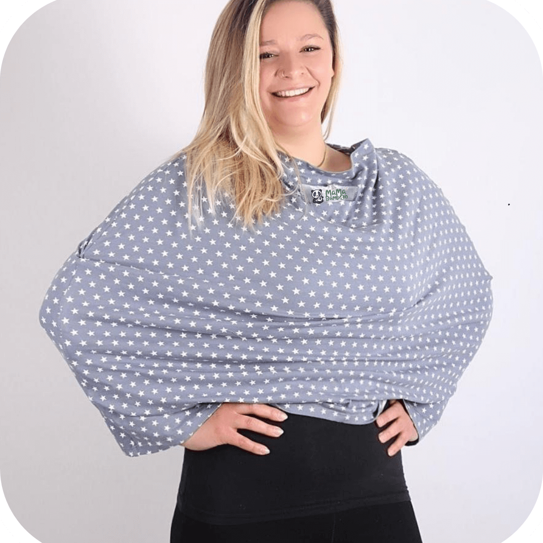 Mama Bamboo Organic Cotton Breastfeeding Cover DS