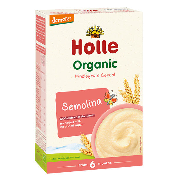 Holle Organic Semolina Baby Porridge