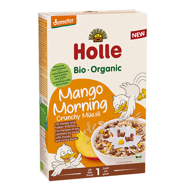 Holle Organic Crunchy Muesli Mango Morning