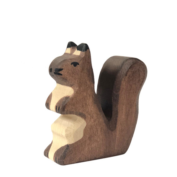 Holztiger Dark Brown Squirrel Standing