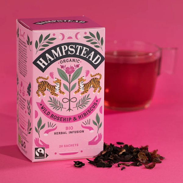 Hampstead Organic Rosehip & Hibiscus Tea