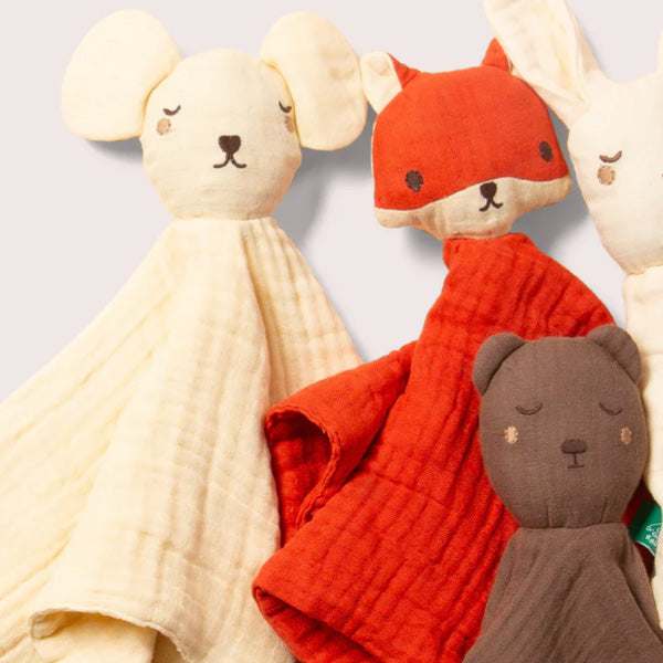 Fox Organic Baby Comforter Toy