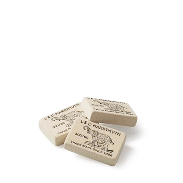 Soft Natural Rubber Eraser - Pack of 2