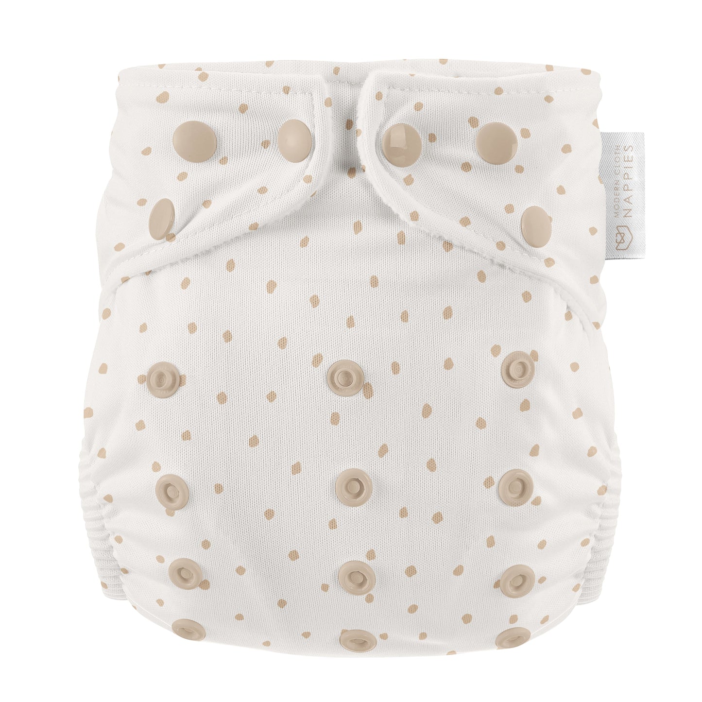One Size Baby to Toddler Reusable Swim Nappies - Beige Spot