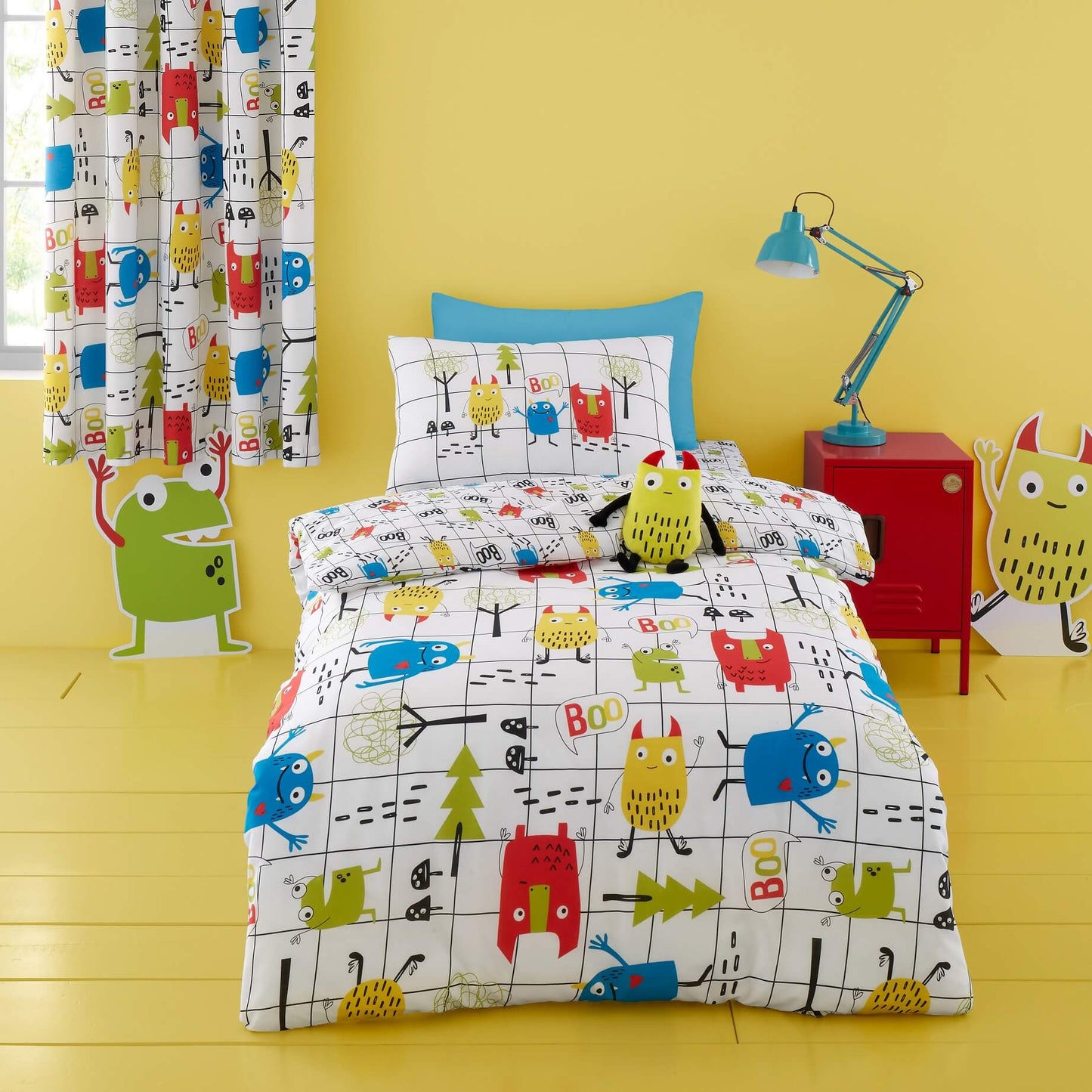 Pencil Pleat Curtains Monster Mob