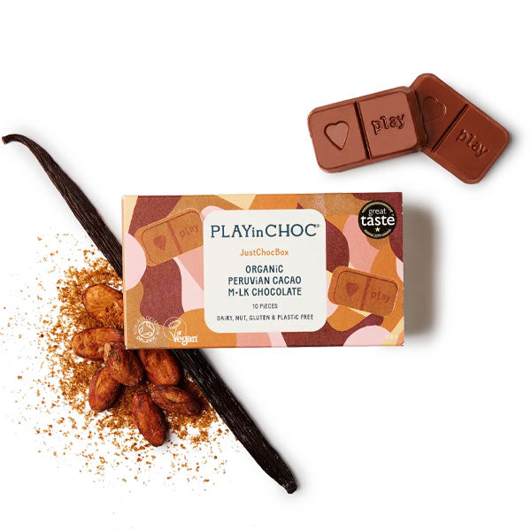 Playin Choc Organic Peruvian Cacao M•Lk Chocolate 100g