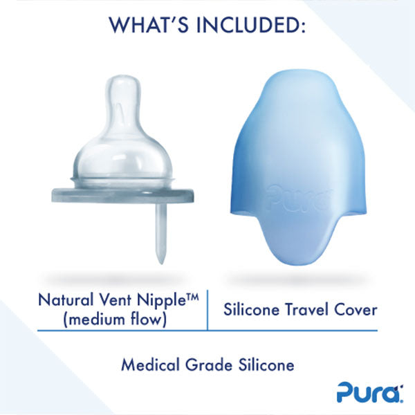 Pura Kiki 11oz Infant Bottle - Mint Sleeve