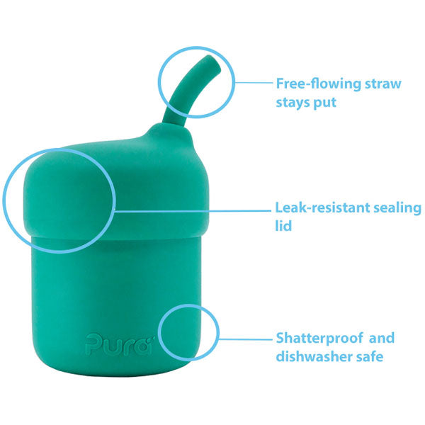 Pura my-my Straw Cup - Slate