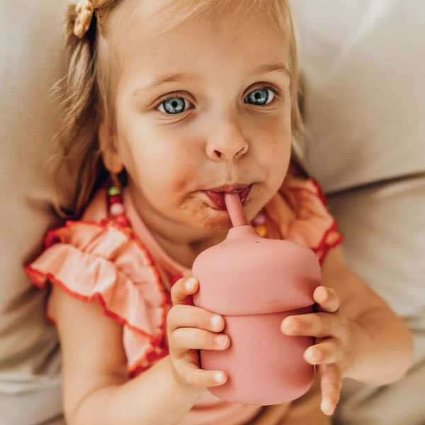 Pura my-my Straw Cup - Rose