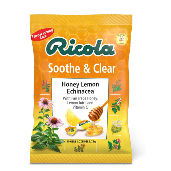 Ricola Soothe & Clear Honey Lemon Echinacea