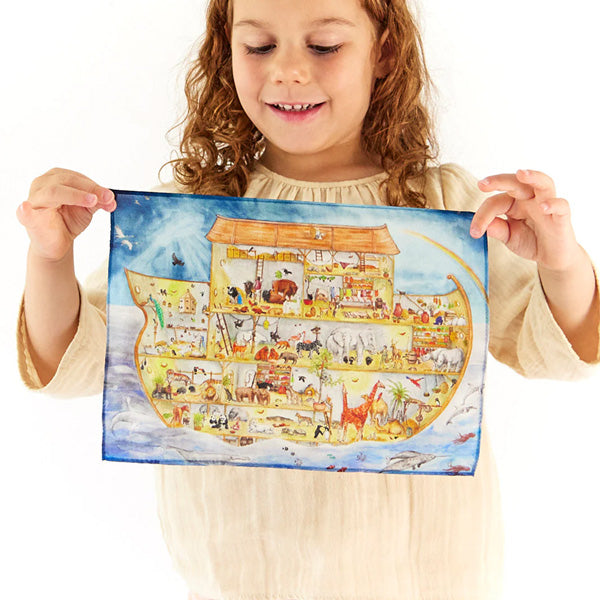 Sarah's Silks Noah's Ark Seek & Find Mini Playsilk