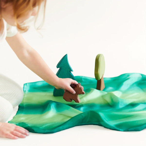Sarah's Silks Forest Mini Playsilk