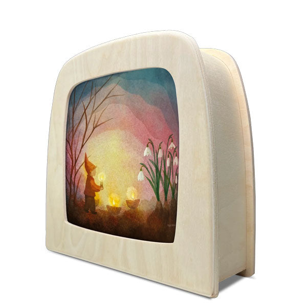 Toverlux Silhouette Vogel Geluk - Kindling Spring
