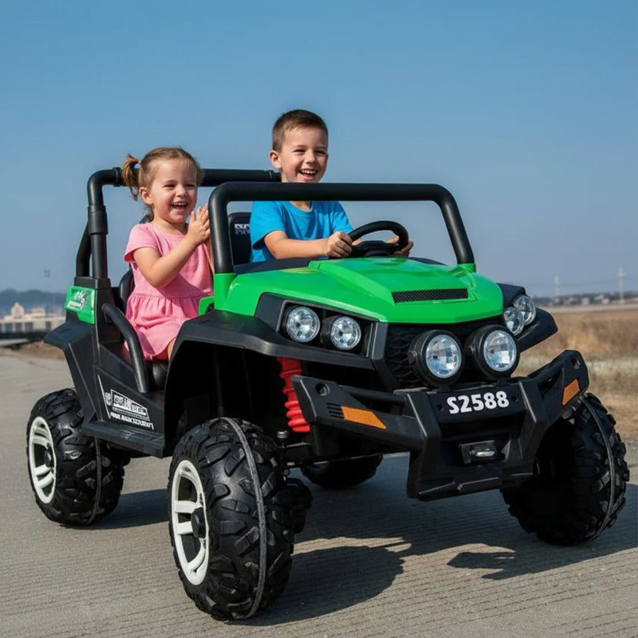 Ranch Wagon 24V Electric Ride-On Buggy, 4x4, 3-10 years