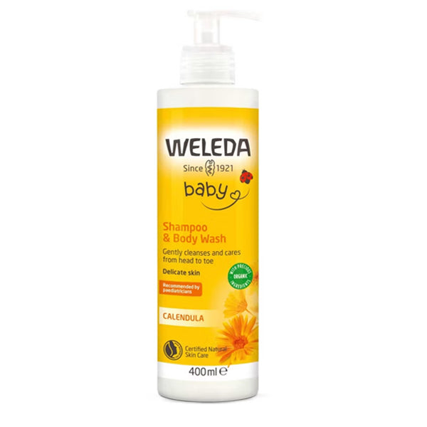 Weleda Baby Calendula Shampoo and Body Wash 400ml