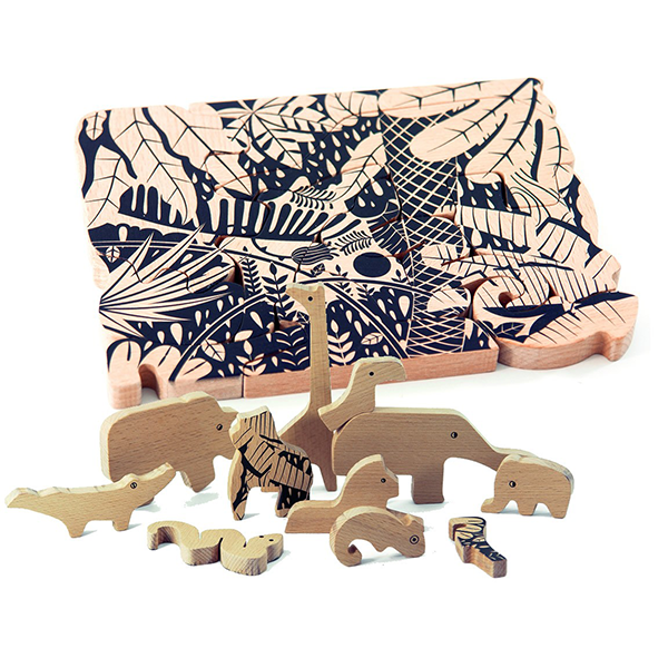 Bajo Wooden Jungle Puzzle