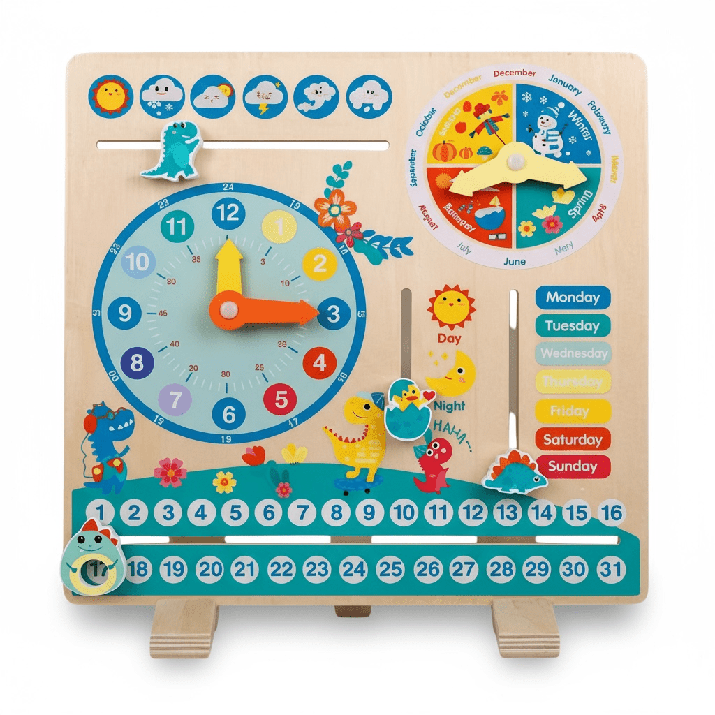 Dinosaur Clock Board