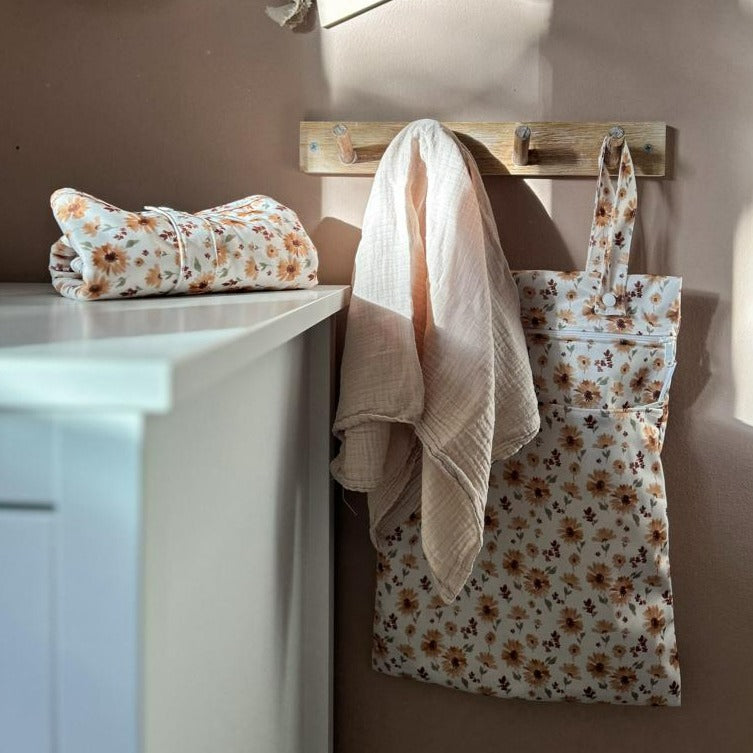 Out & About Double Pocket Nappy Wet Bag - Soleil