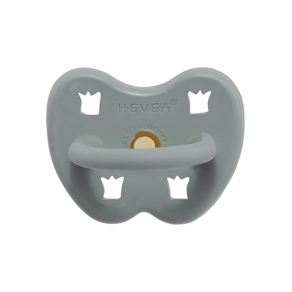 Hevea Natural Orthodontic Soother Gorgeous Grey 3-36 months