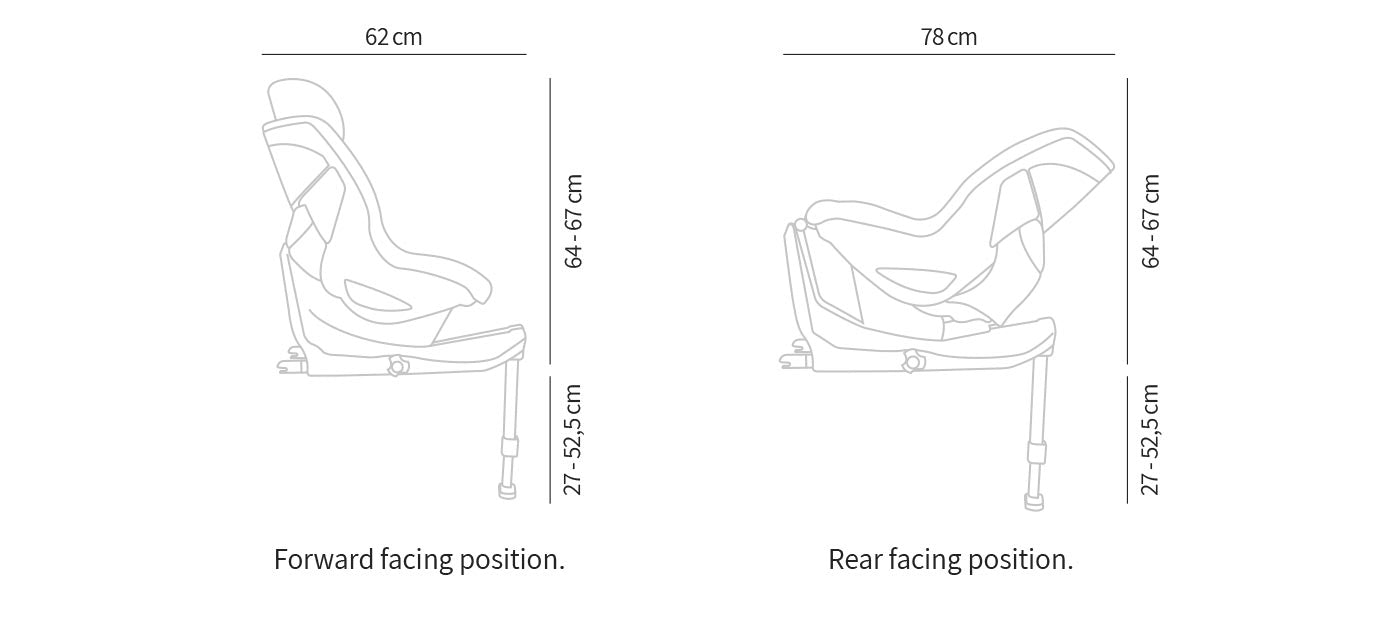 Jane Ikonic-2, 360 Swivel iSize Car Seat, 40-105 cm, 0-4 years