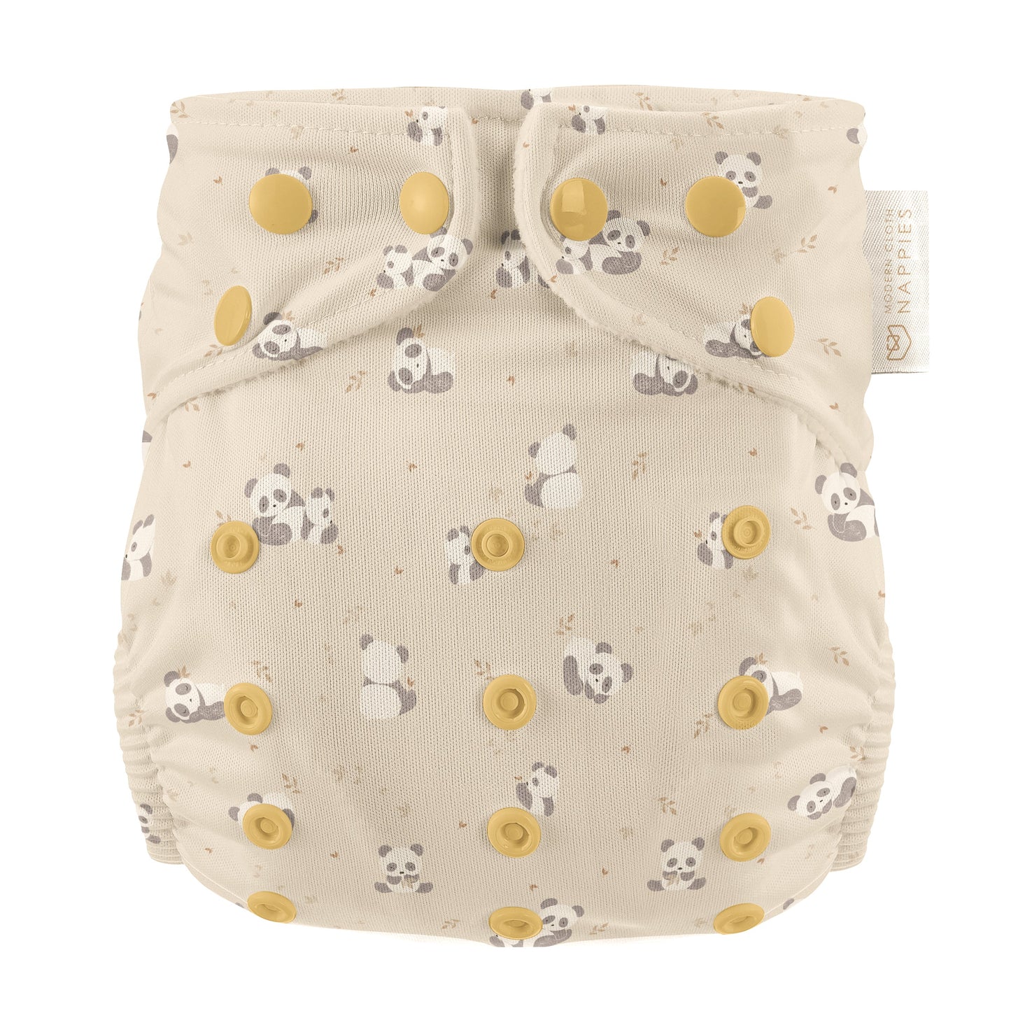 One Size All-In-One Reusable Cloth Nappy - Pandas Charity Print