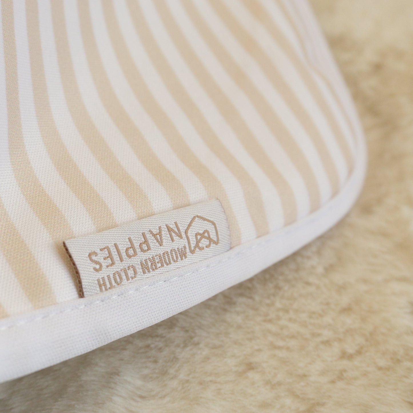 Baby Travel Changing Mats - Linen Stripes
