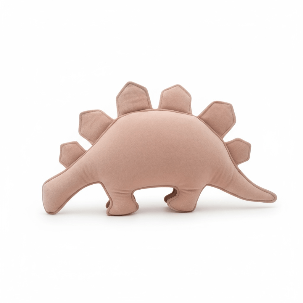 Soft Dinosaur Plush Toy – Brown