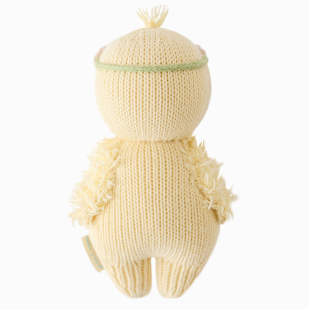 cuddle+kind - Baby Animal Collection - Baby Duckling Floral Crown Blush