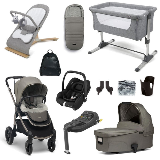 Mamas & Papas Ocarro Essential Travel & Nursery Bundle, Mercury