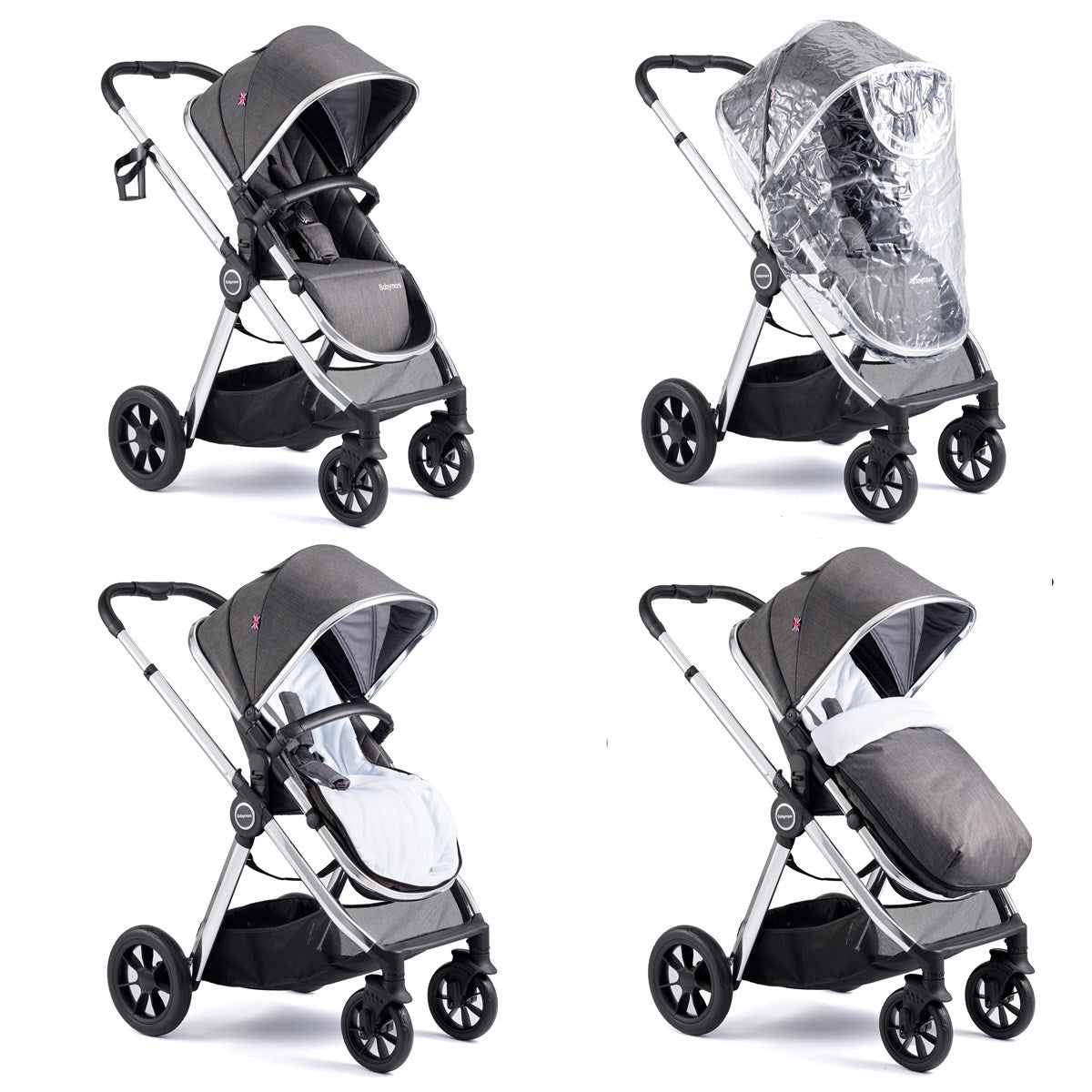 Babymore Memore v2 13 Piece Travel System Coco With Base