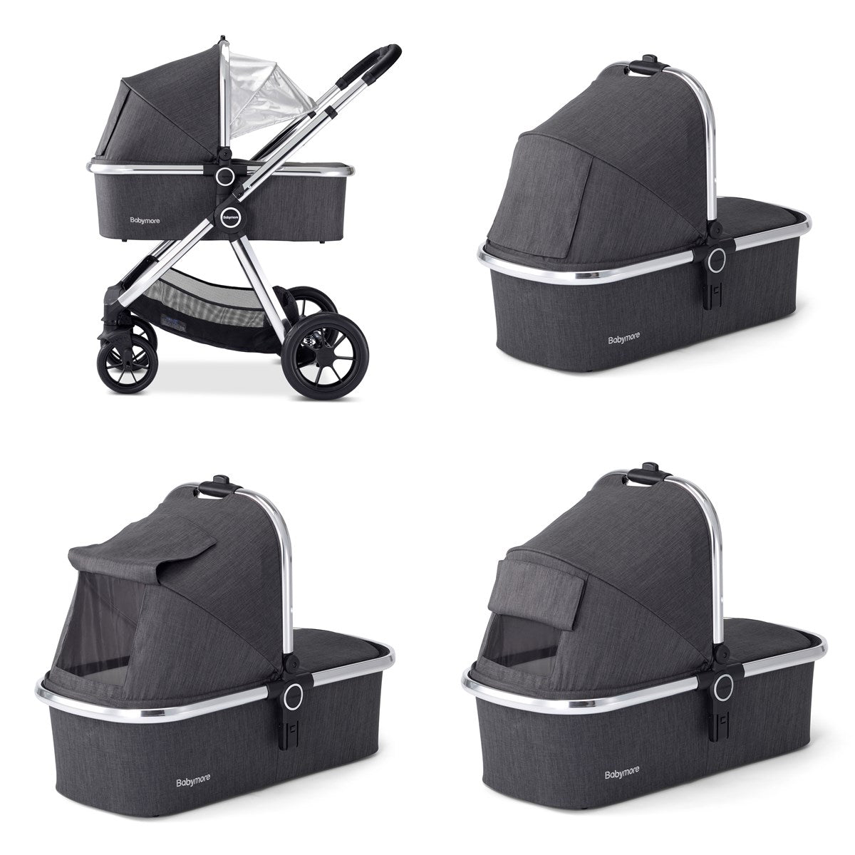Babymore Memore v2 13 Piece Travel System Coco With Base
