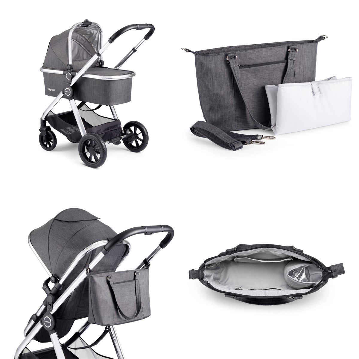 Babymore Memore v2 13 Piece Travel System Coco With Base
