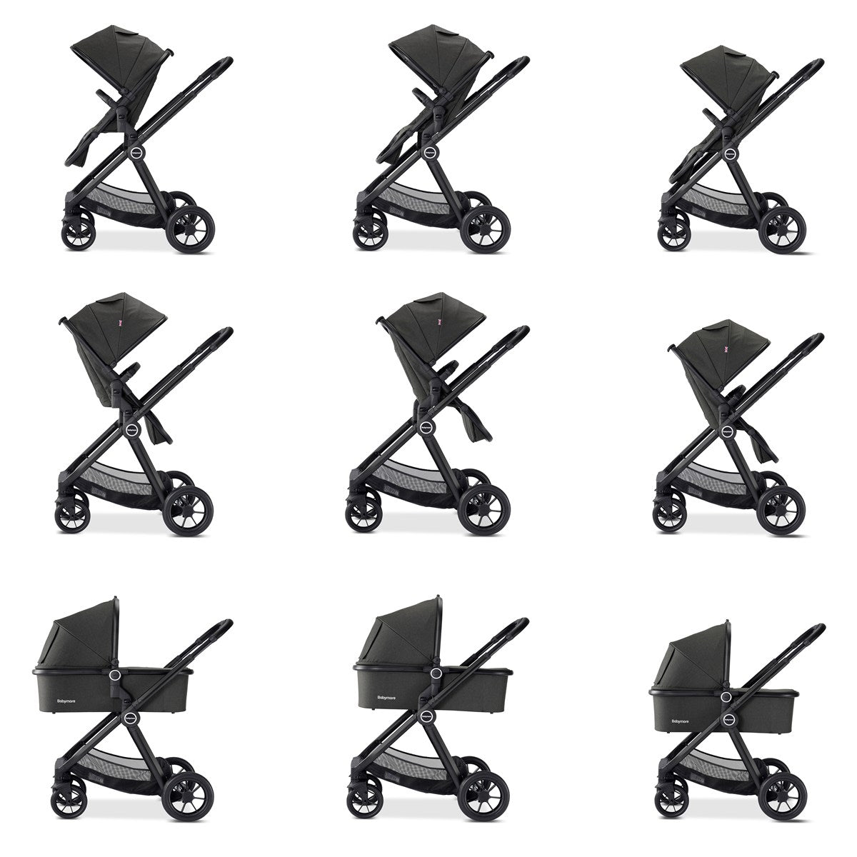 Babymore Memore v2 13 Piece Travel System Coco With Base