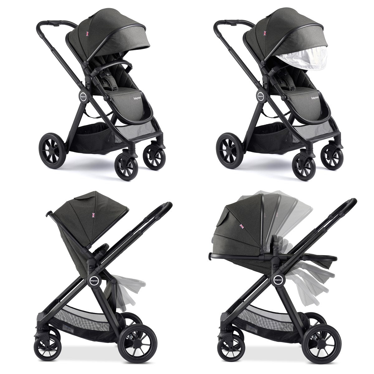 Babymore Memore v2 13 Piece Travel System Coco With Base