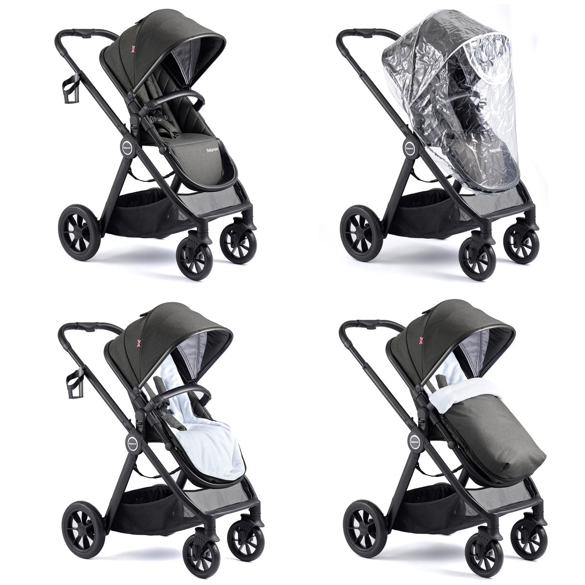 Babymore Memore v2 13 Piece Travel System Coco With Base
