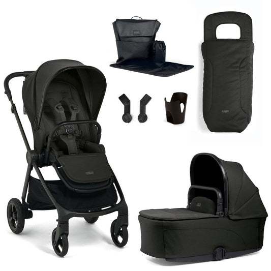 Mamas & Papas Vardo 6 Piece Pram Bundle, Noir